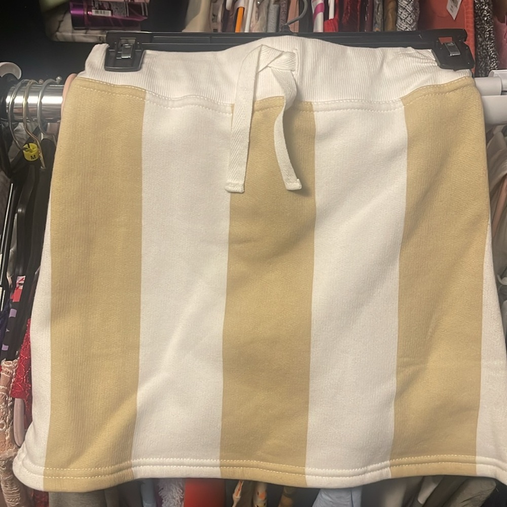 Flamingo Stripe Skirt Peacheyboo